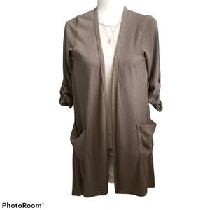 Bobeau Ribbed Carigan